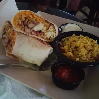 Ragin' Cajun Chicken Burrito