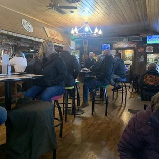 Bar and dining area.