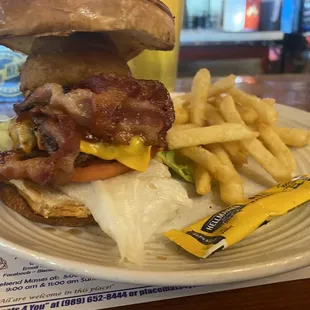 BBQ burger- don't remember what they called it