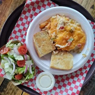 Each week they are having a home cooked special.  I got the King Ranch Chicken and side salad.  It was delicious. It was very clean.