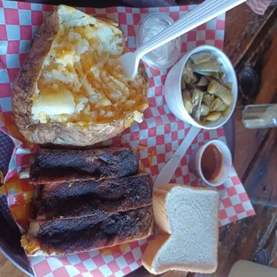 ribs, food, bbq ribs