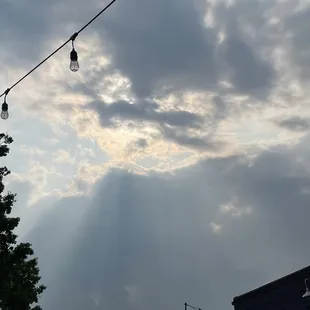 outside