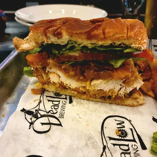 I cut my sandwich down the middle and it was just beautiful!