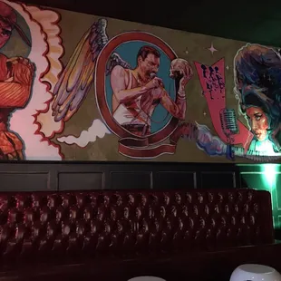 Murals of all of the deceased Artist