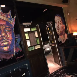 a painting of a man with a crown on his head