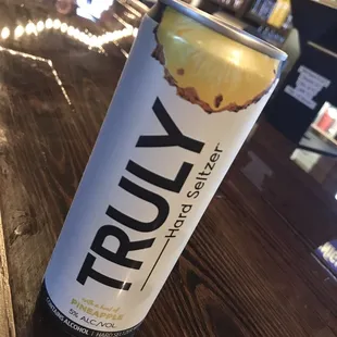 Hard Seltzer. The bartender told me it was pretty good.