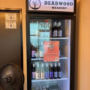 Fridge to buy some drinks to go