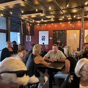 Part of the bar area