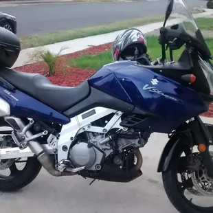 2004 vstrom 1000. First ride after purchase