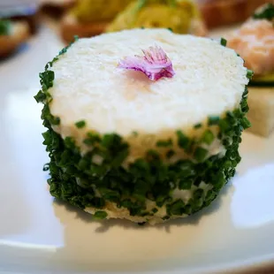 5 course tea service (Jan 2024) - Truffle egg salad sandwich