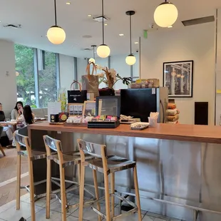 Seating at the bar