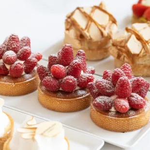 Authentic French-style sweet tarts.