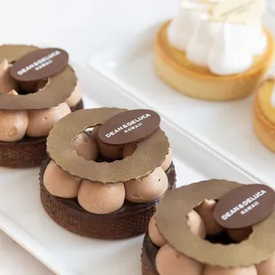 Authentic French-style sweet tarts.