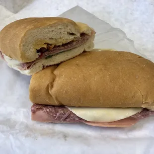 Italian with olive spread