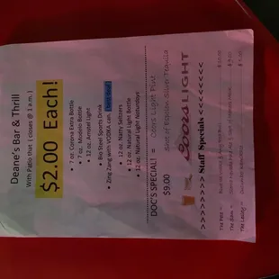 a ticket for the event