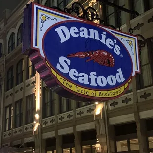 Sign outside entrance