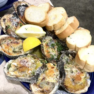 Charbroiled Oysters (Doz) with Crabmeat