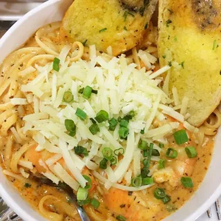 Barbeque Shrimp Pasta