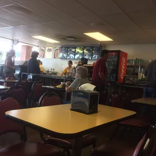 Gets busy at lunchtime