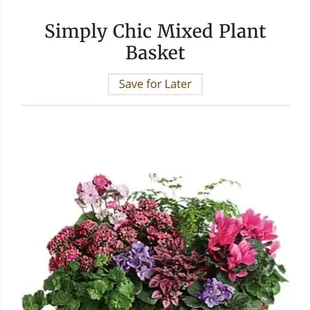 Funeral basket ordered