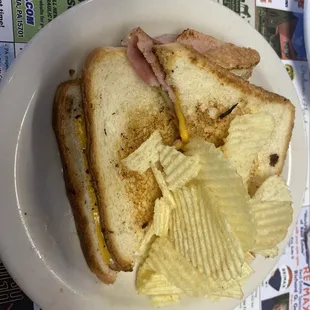 Grilled Ham &amp; Cheese