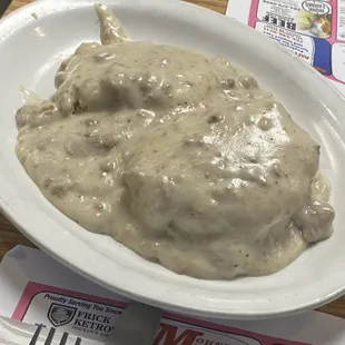 Biscuits and gravy