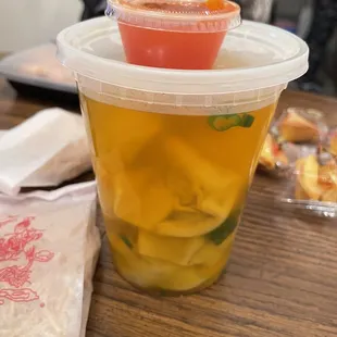 16a. Large Wonton Soup