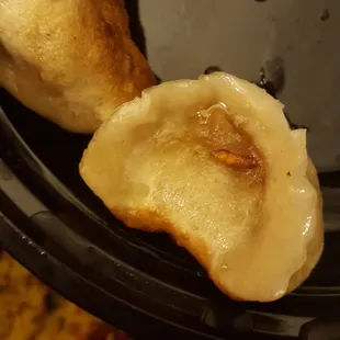 The maggot in my fried dumpling!!