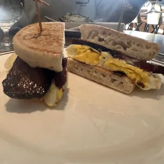 Bacon, Egg & Fontina Sandwich*