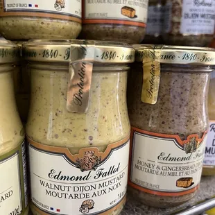 jars of mustard
