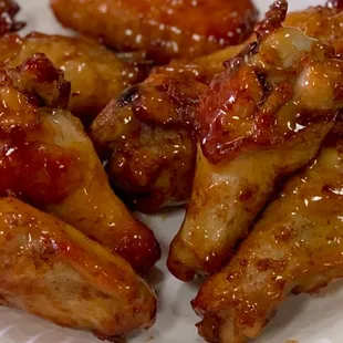 Honey garlic wings