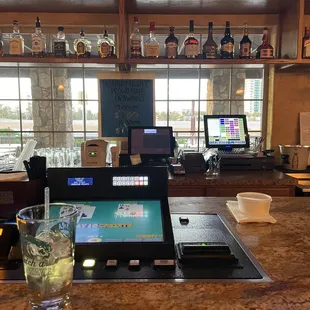 Played some Keno while waiting