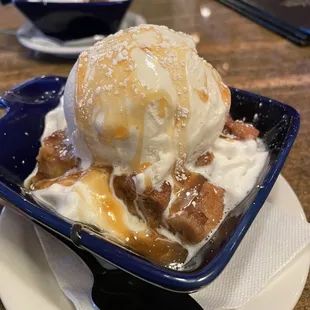 Angle #3 Banana Bread Pudding a la mode