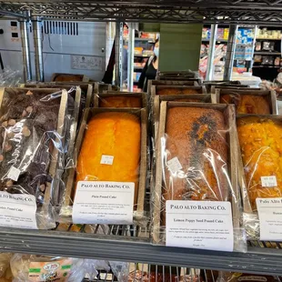 a variety of baked goods