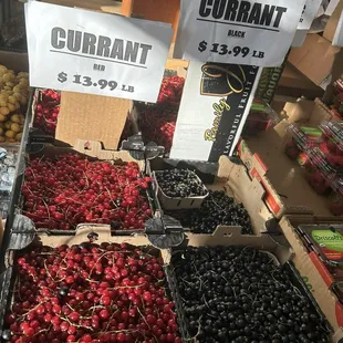 Dean's produce has seasonal speciality berries