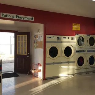 Door to the small outdoor area on the side