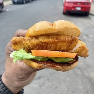 Freda&apos;s Fish Sandwich