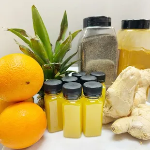 $3 GINGER SHOTS. BUY 5 GET 1 FREE~