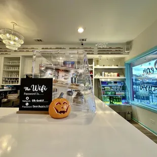 Small coffee shop, but extremely cute and very clean.