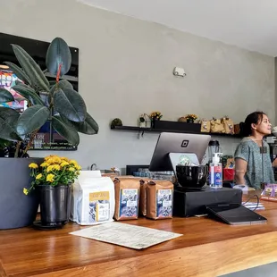 Front Counter at Dear Globe Coffee