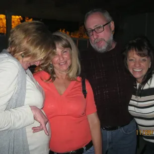 Still standing @ Dear John's Pub. T.T., Janet, Monica and Tracey :)