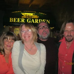 Tim, Janet, Monica and Rex @ Dear John's Pub. Thank you for the great time.