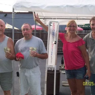 Tournament winners:Cookie, Tim (Tool Time), Shar, and the Owner John