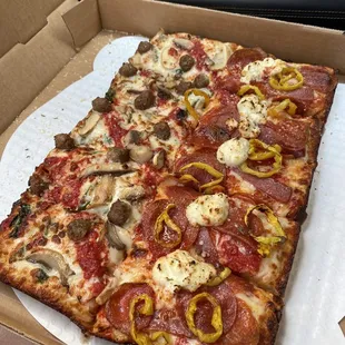 pizza, food