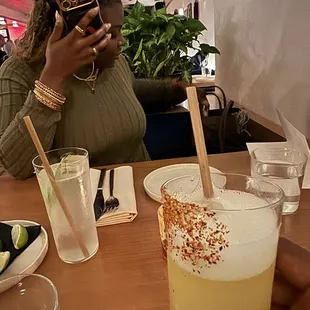 I forget the name of this drink - but something with mezcal and pineapple - delicious!