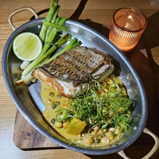 Digging into some Caribbean Stew!