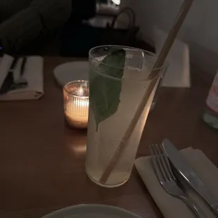 Their variation of a gin + tonic.