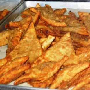 Spinach pies, probably