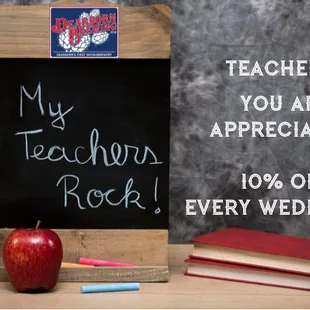 Teacher Appreciation Day every Wednesday!