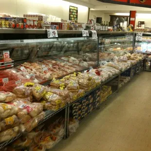 a variety of food items